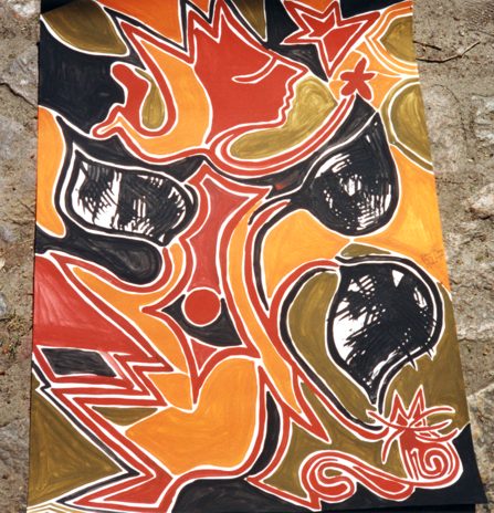 Flying little angel (Fliegender kleiner Engel)