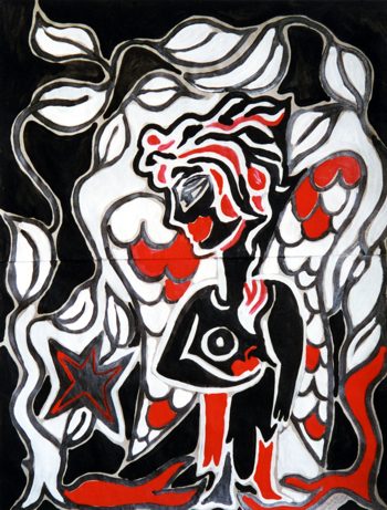 Engel mit Apfel (Sometimes it