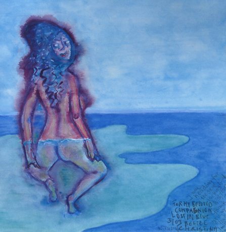 Lost in Blue - für meine geliebte Gefährtin (Begegnung mit dem Ozean)