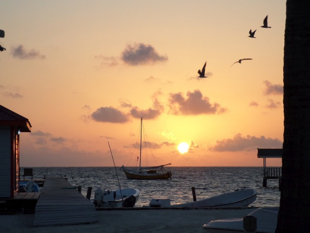 Sonnenaufgang auf der Insel